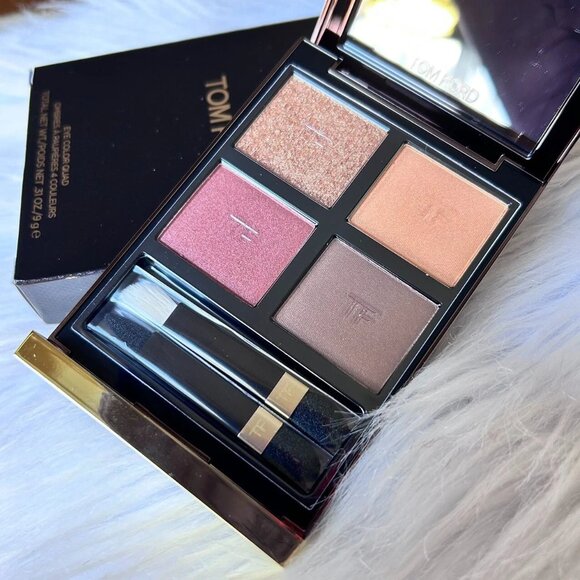 New TOM FORD Eye Color Quad Eyeshadow Palette~26 LEOPARD SUN~Full size 9g/0.31oz - Picture 2 of 4